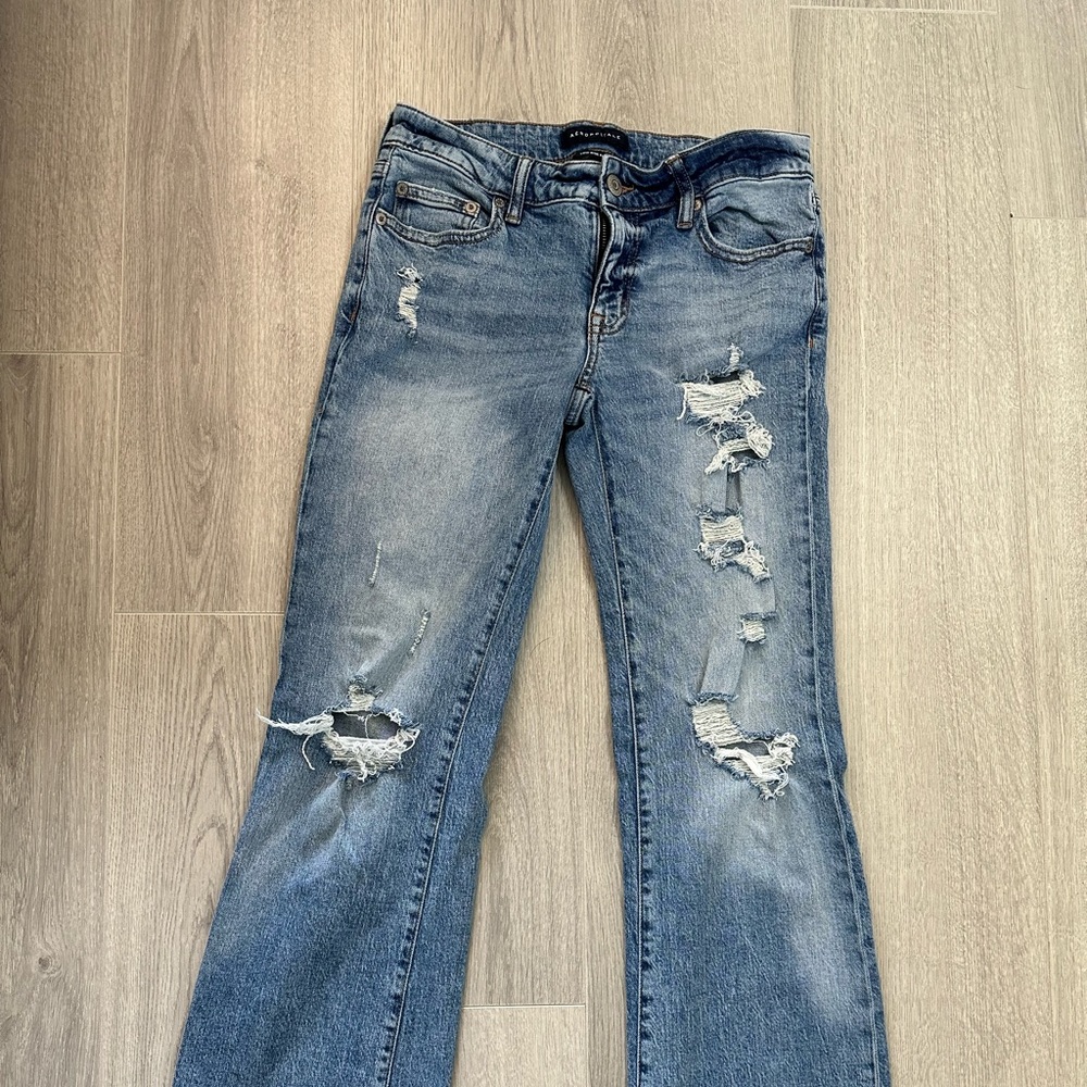 Aeropostale low rise slight flare